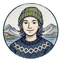 Neutrales Profil-Icon von Islandfreund